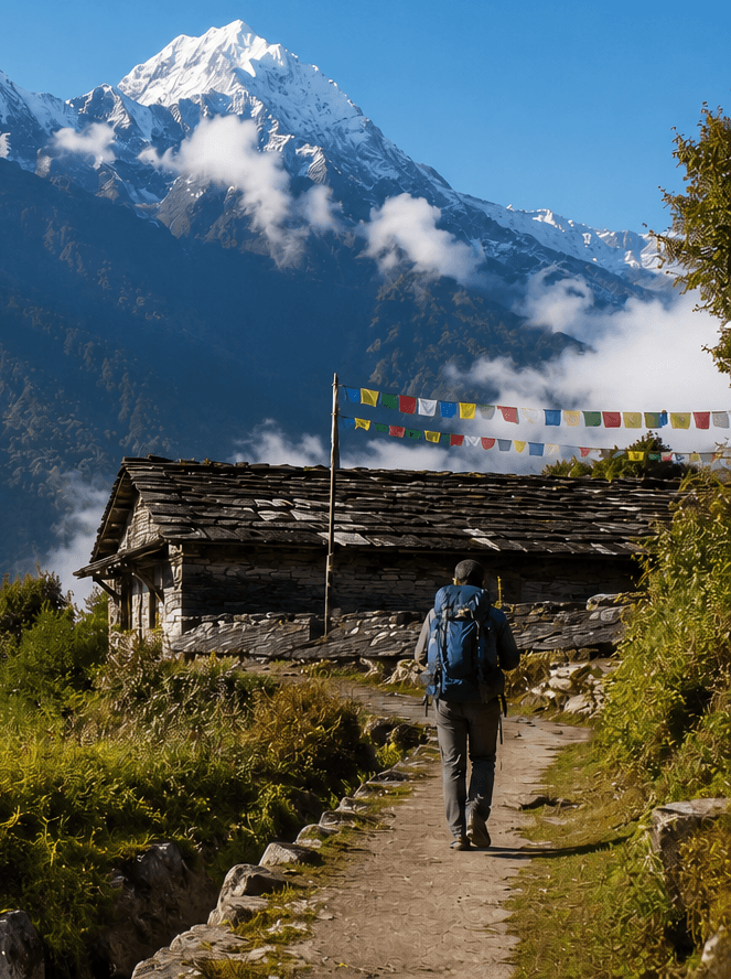 Travelers exploring India